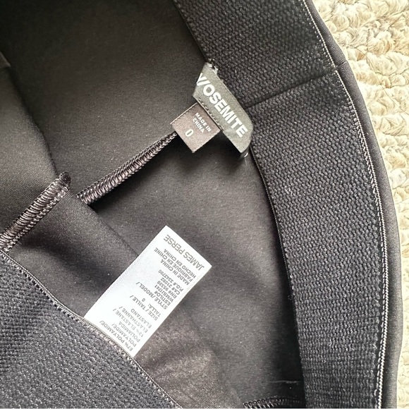 James Perse Y/OSEMITE Zip Hem High Rise Scuba Pant size 0 - Picture 8 of 10